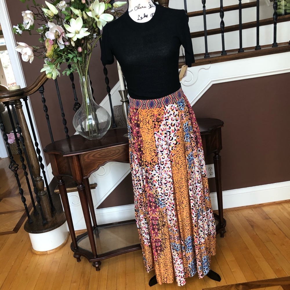 NWT! ANTHROPOLOGIE Panthers Maxi Skirt - Picture 5 of 9